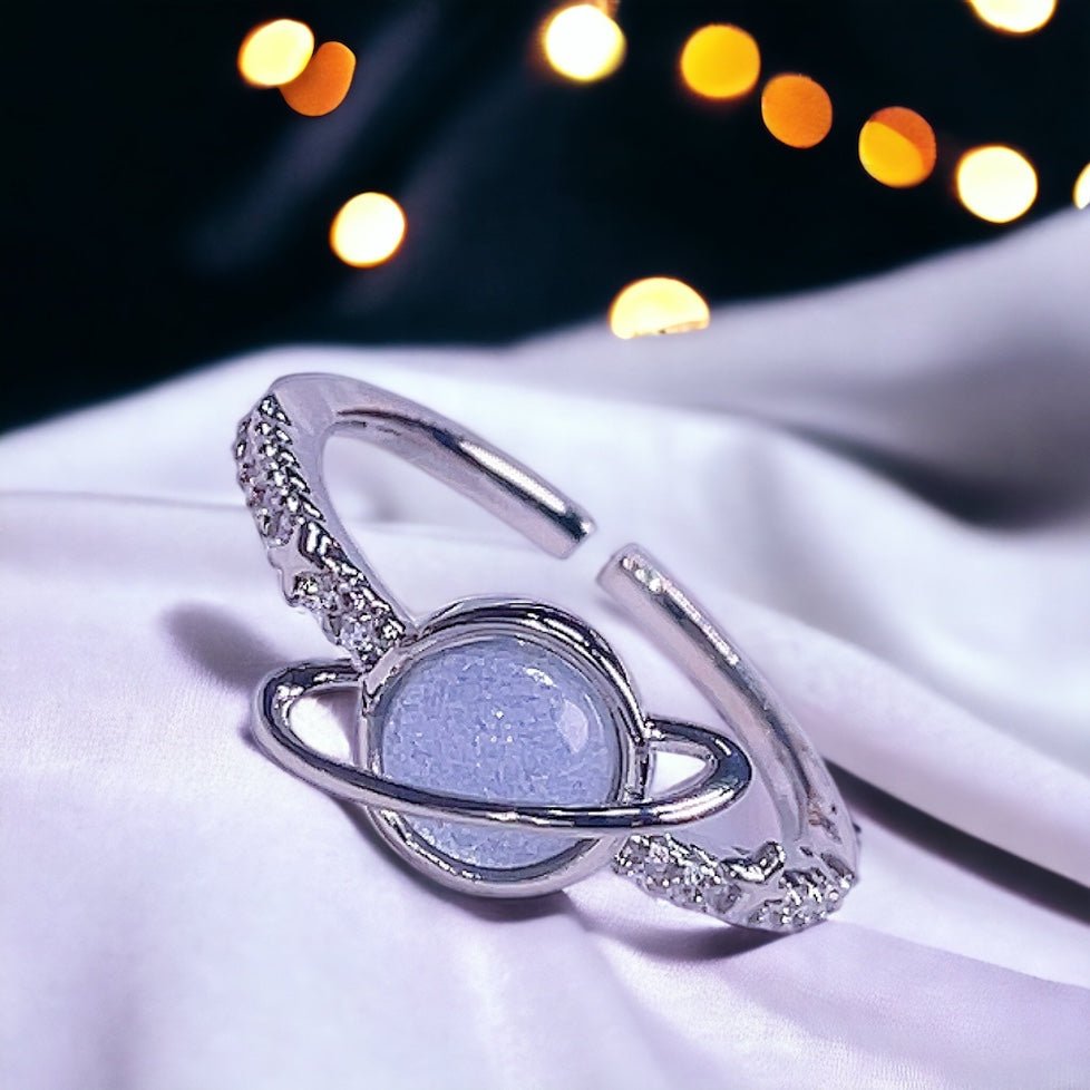 Saturn - Blue Planet Ring - SandyKandy