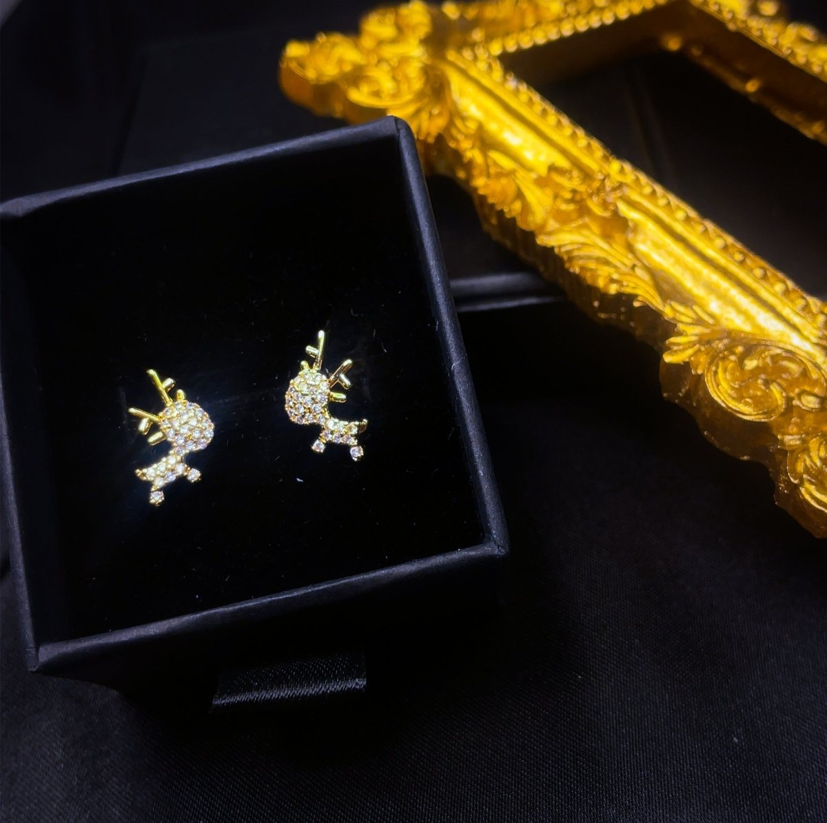 Tiny Deer Studs - SandyKandy