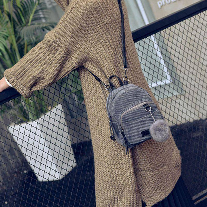 Fancy Purse Corduroy Backpack | SandyKandy Limited Co
