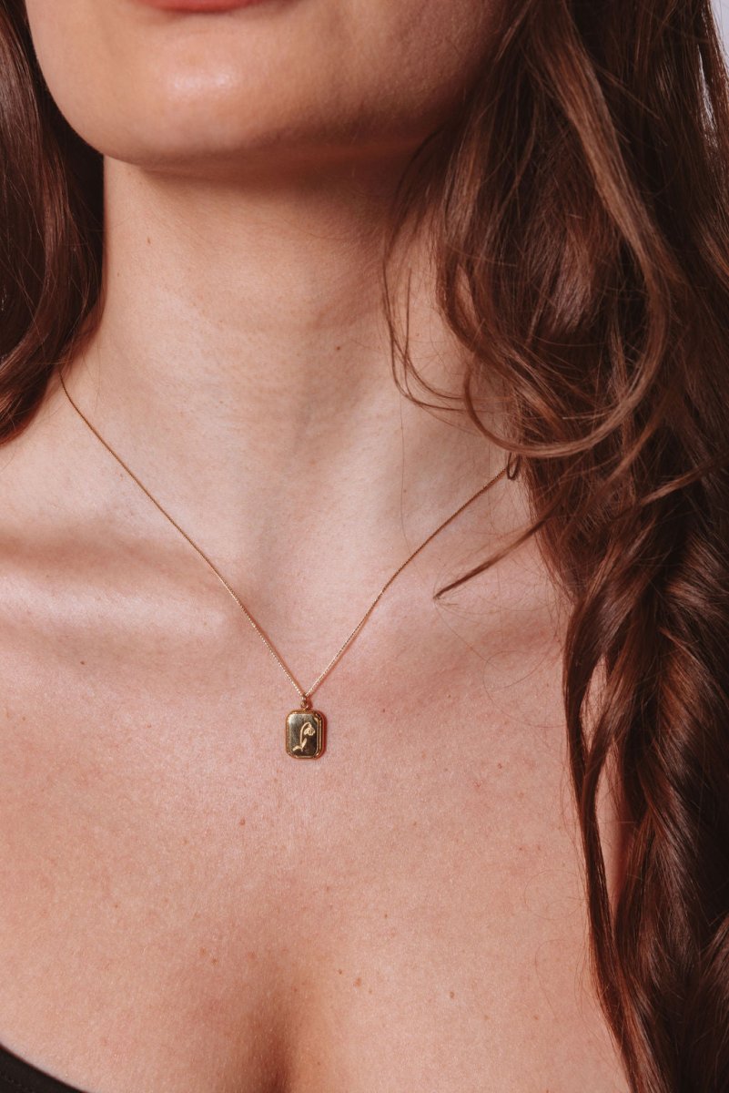 Audrey Birth Flower Necklace - SandyKandy