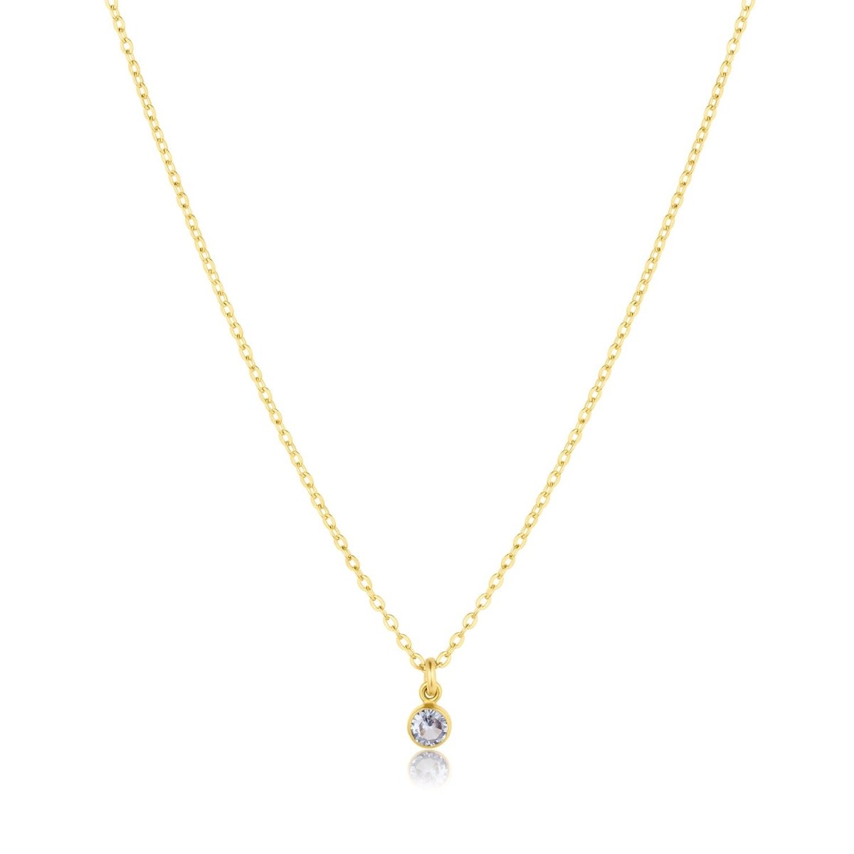 Birthstone Charm Necklace - SandyKandy