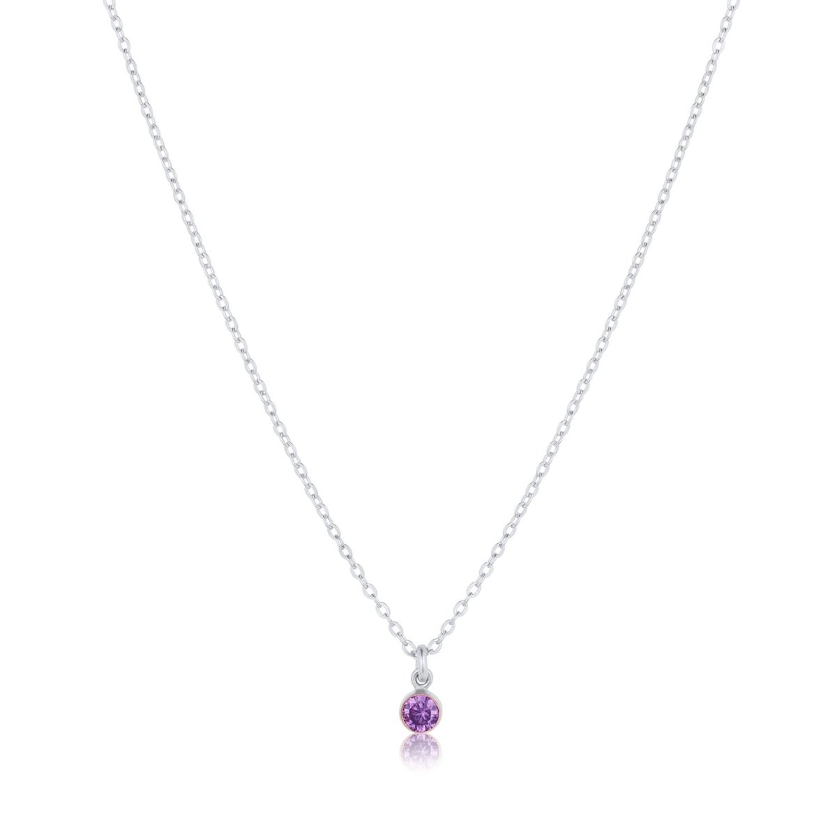 Birthstone Charm Necklace - SandyKandy