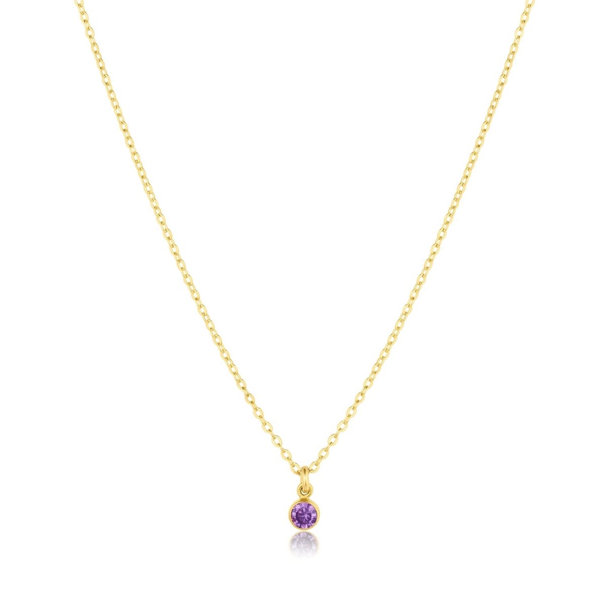 Birthstone Charm Necklace - SandyKandy