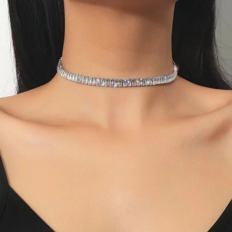 Crystal Choker Necklace - SandyKandy