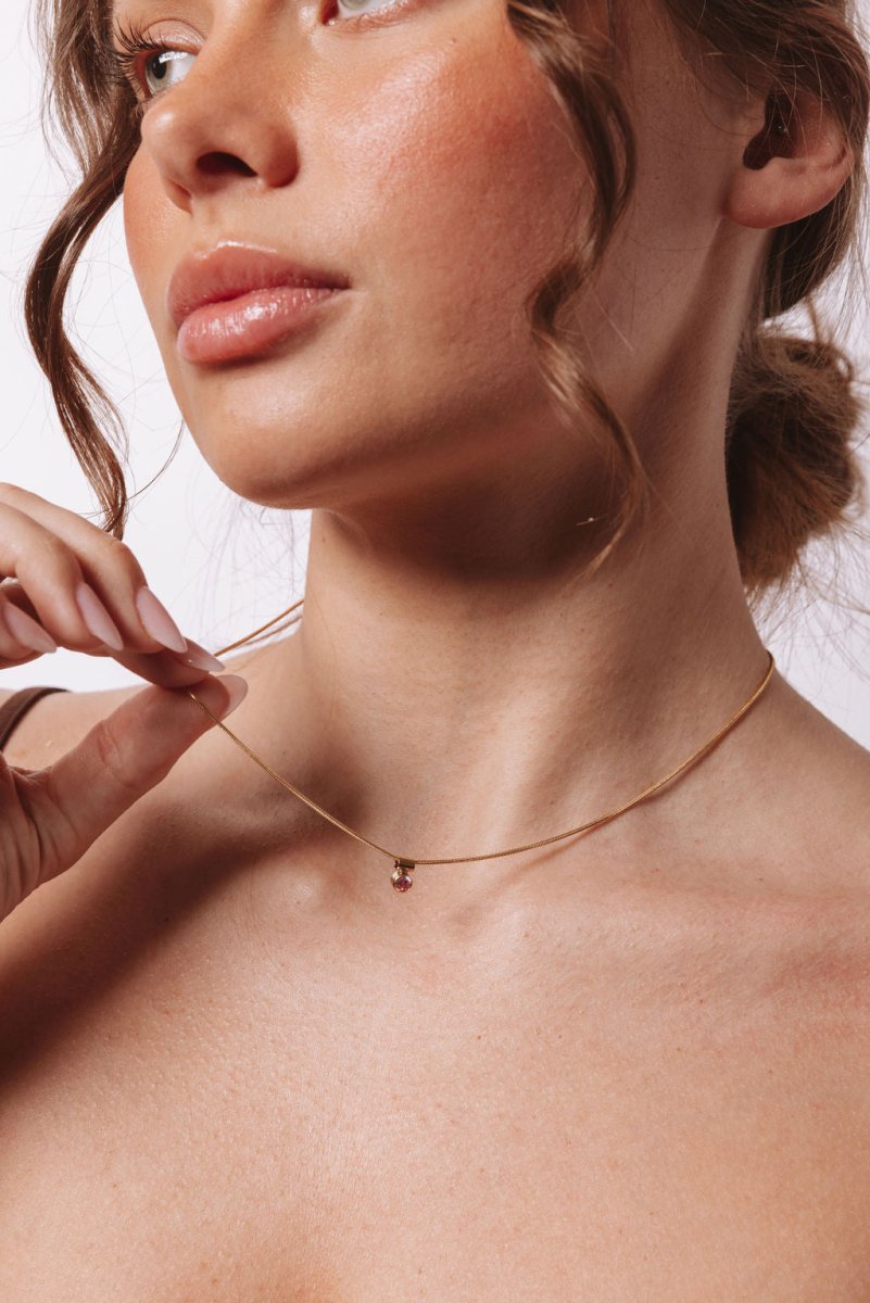 Ellie Birthstone Necklace - SandyKandy