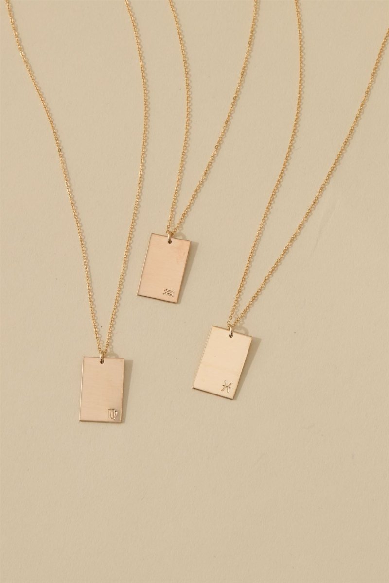 Goldie Horoscope Necklace - SandyKandy