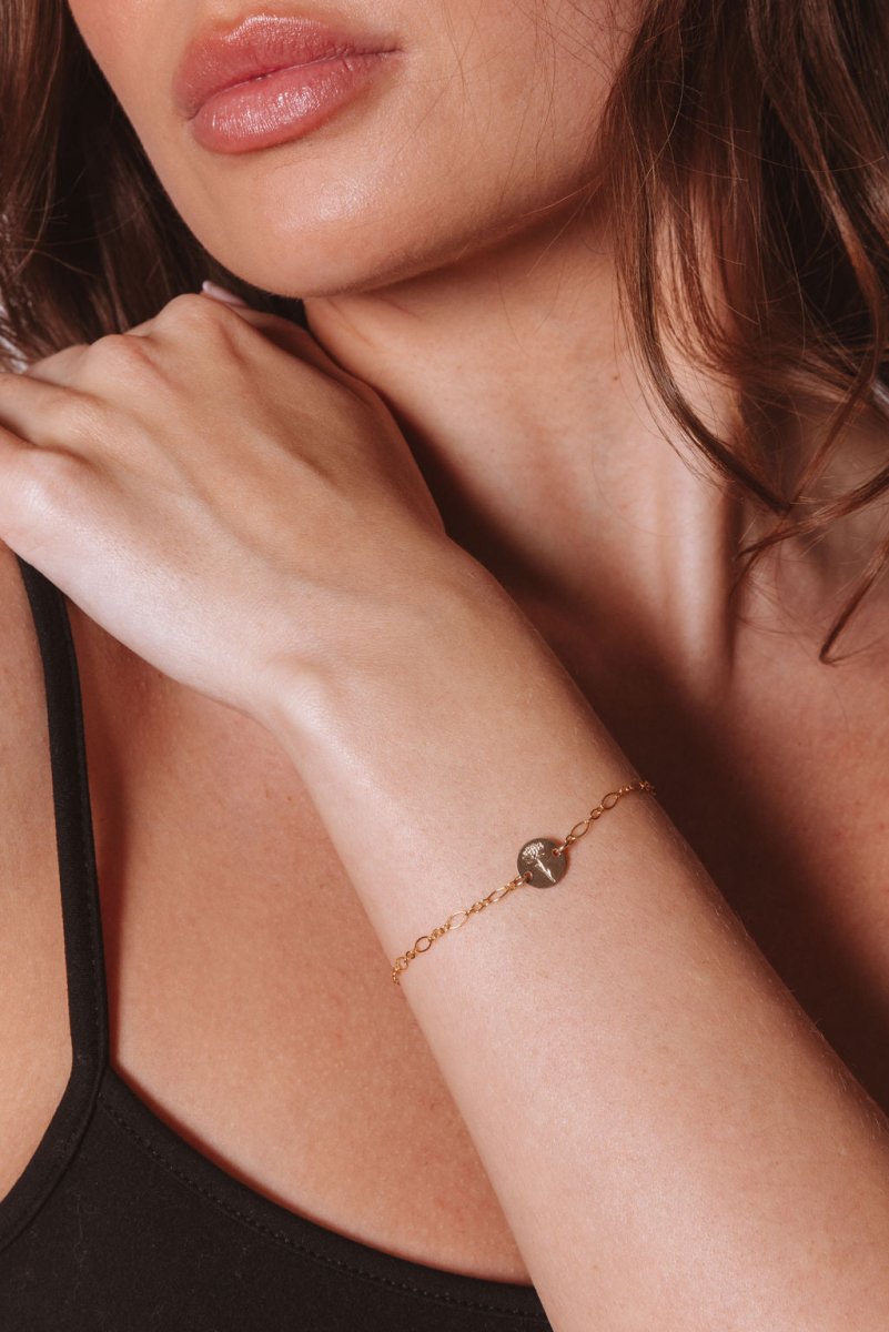 Lily Birth Flower Bracelet - SandyKandy