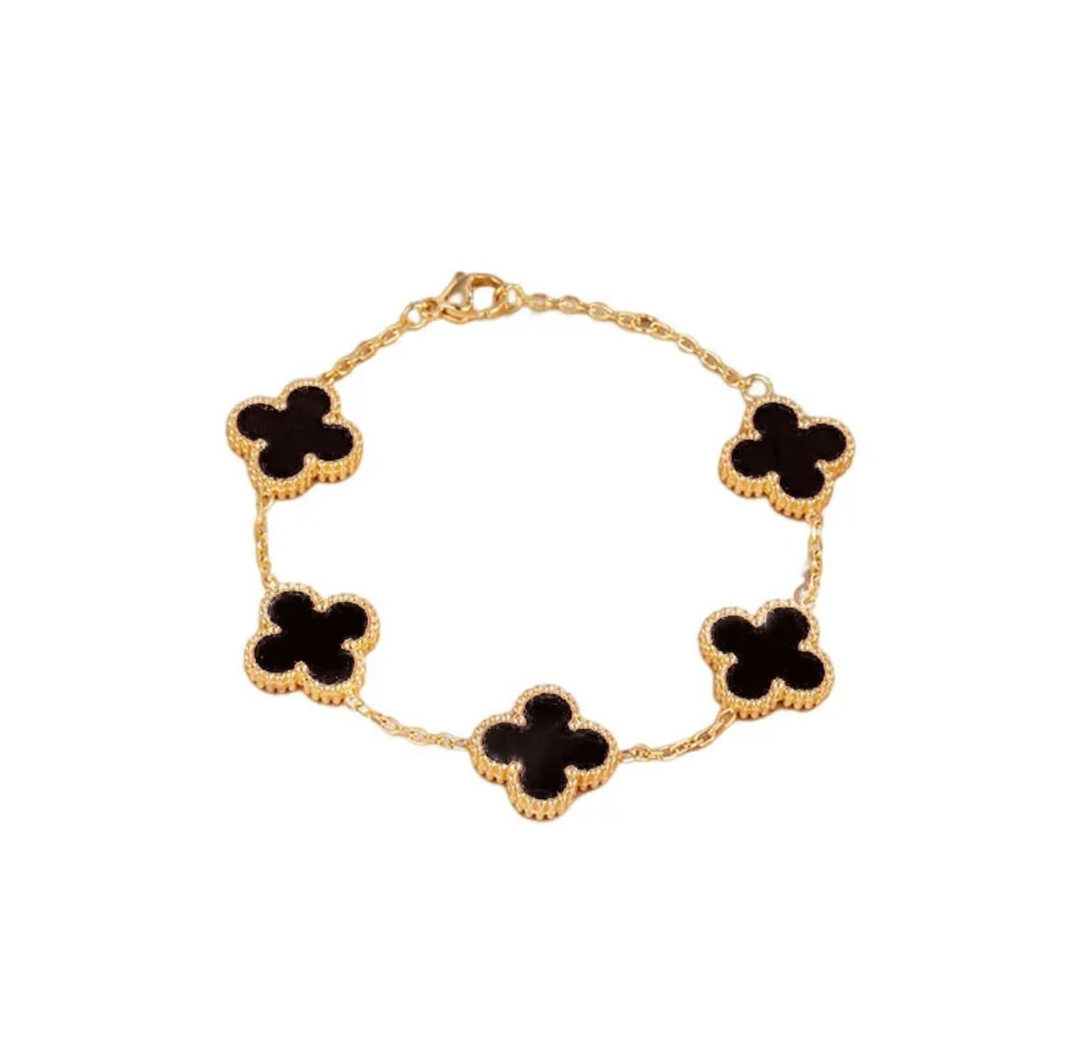 Luck Intention - Pearl Shell Clover Bracelet - SandyKandy