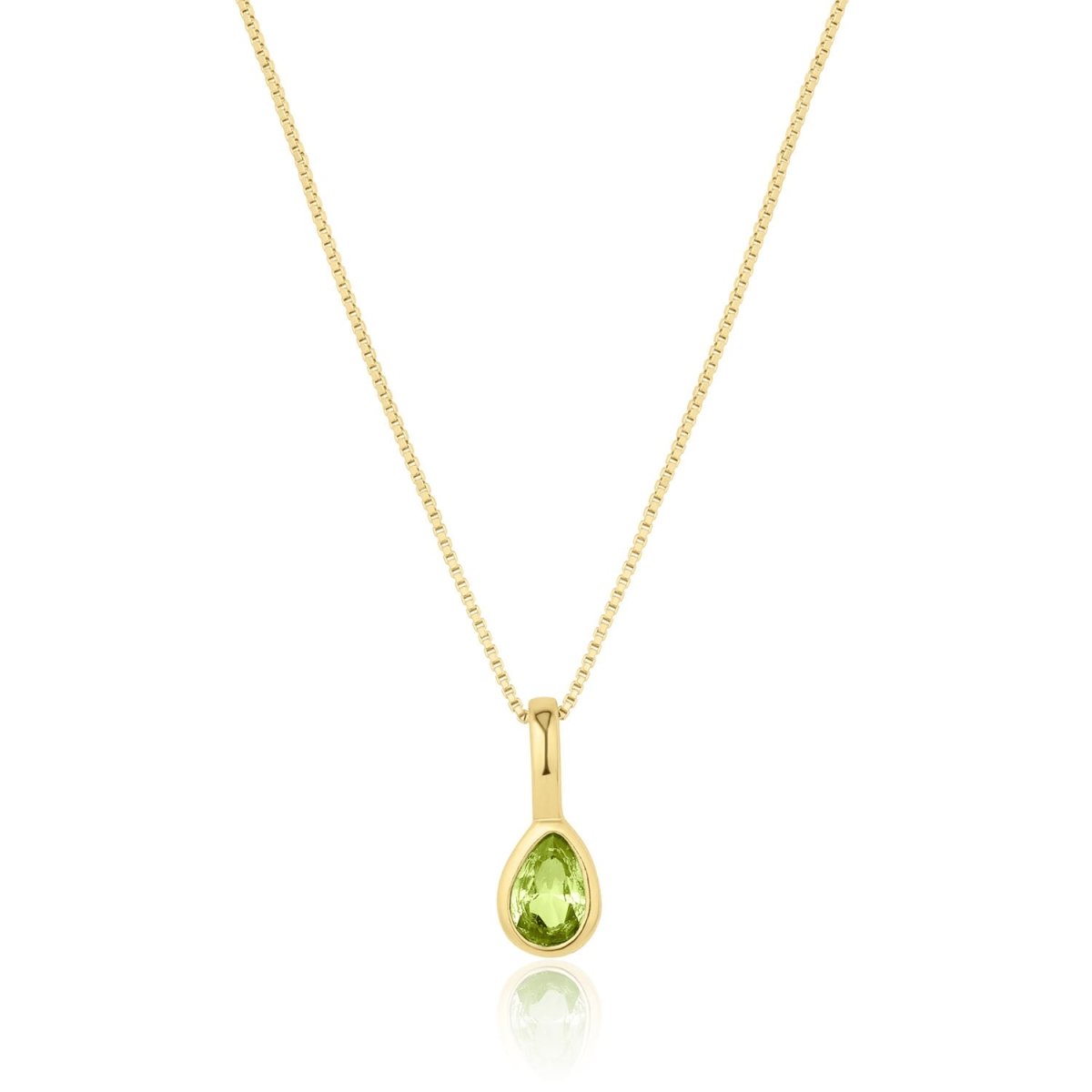 Teardrop Birthstone Necklace - SandyKandy