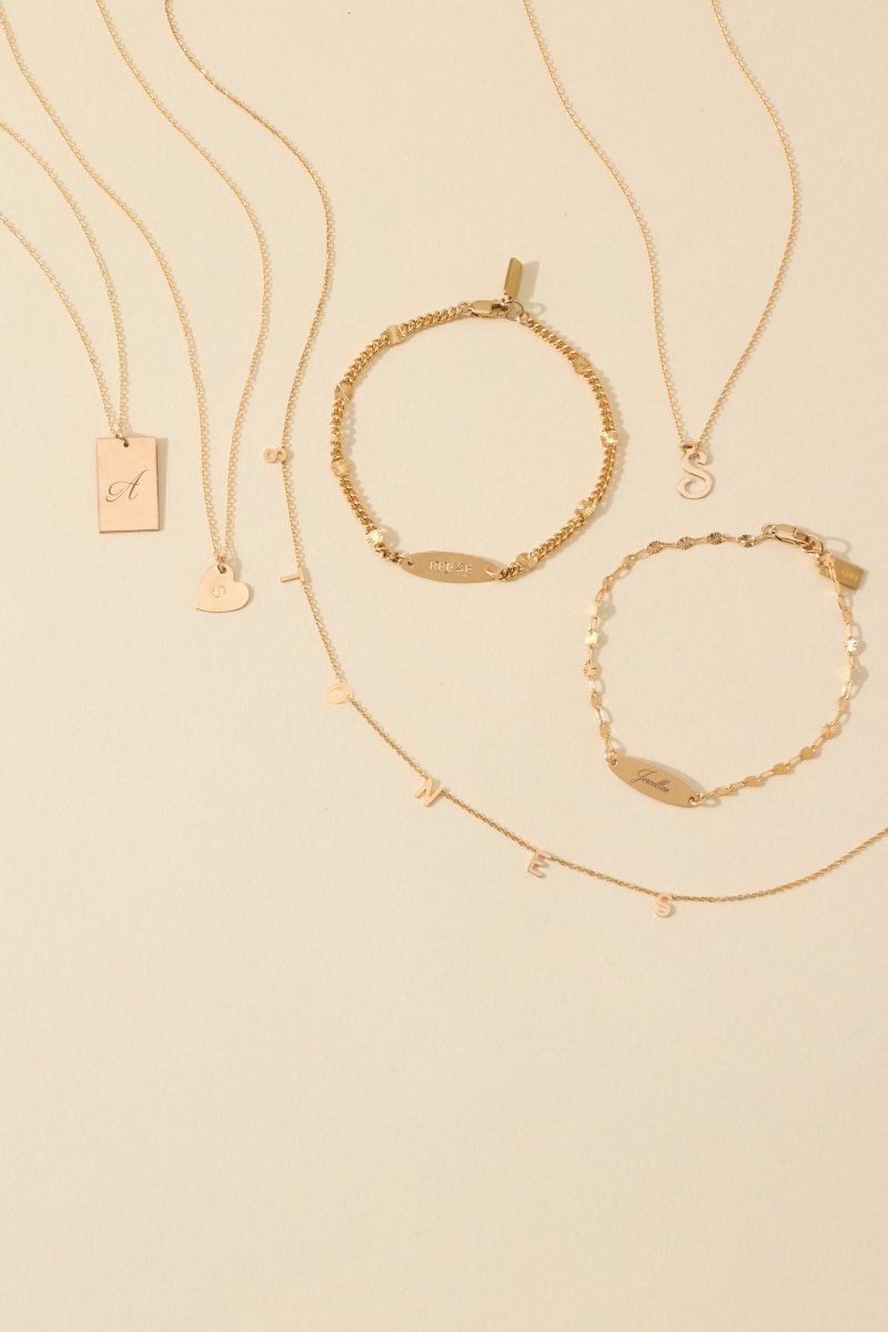 The First Layer - Sophia Initial Necklace - SandyKandy
