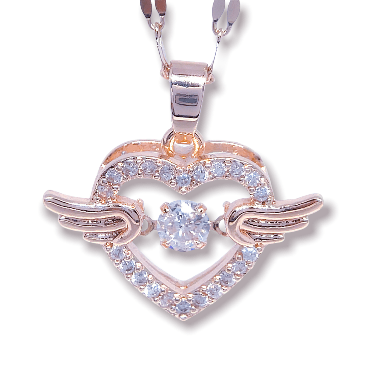 *Throbbing* Angel Heart Necklace - SandyKandy