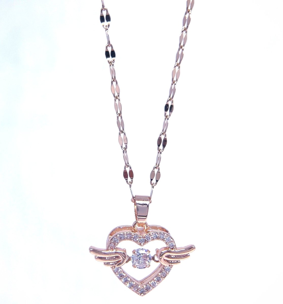 *Throbbing* Angel Heart Necklace - SandyKandy