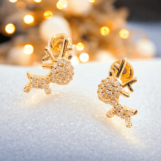 Tiny Deer Studs - SandyKandy