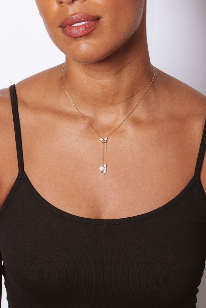 Zara Lariat Necklace - SandyKandy