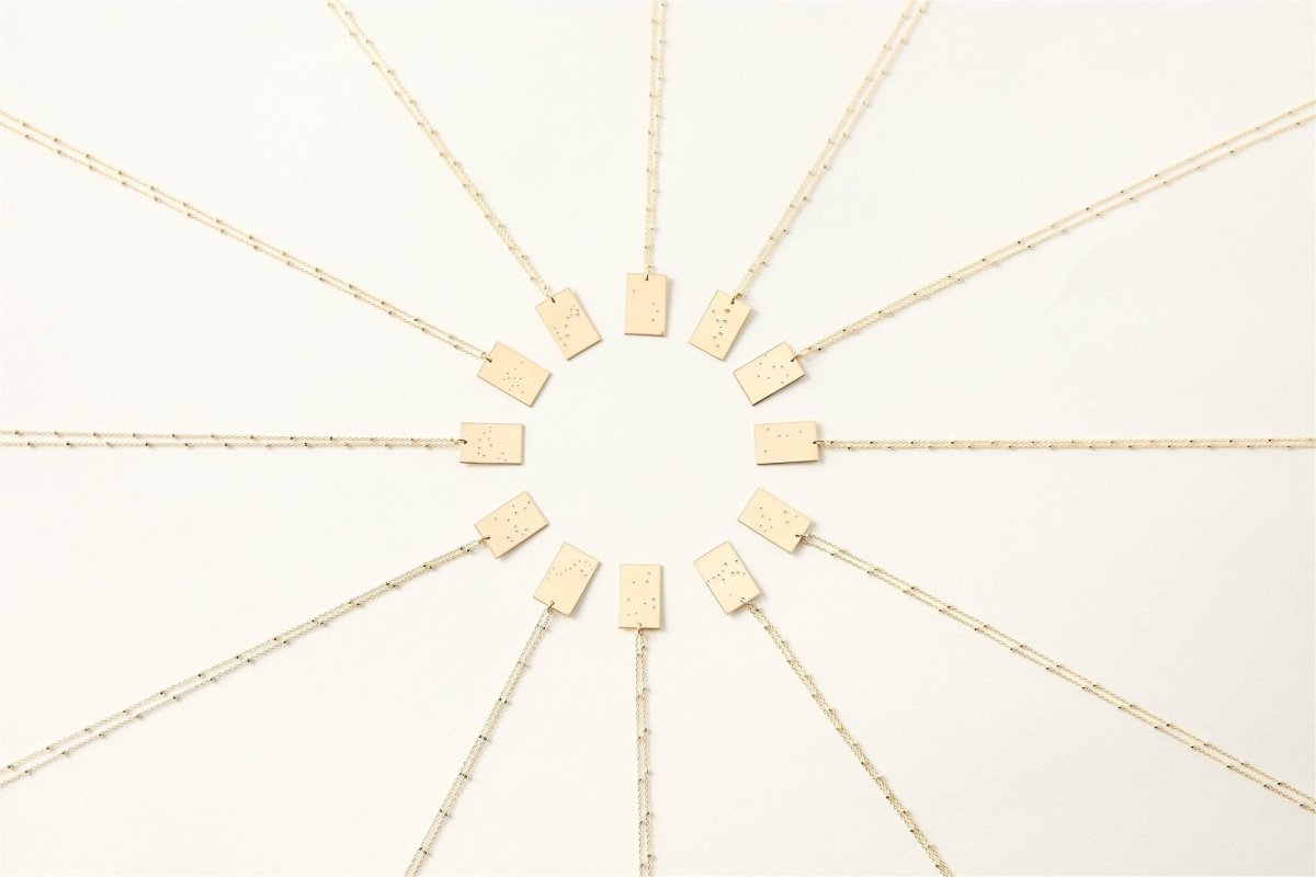 Zodiac Constellation Necklace - SandyKandy