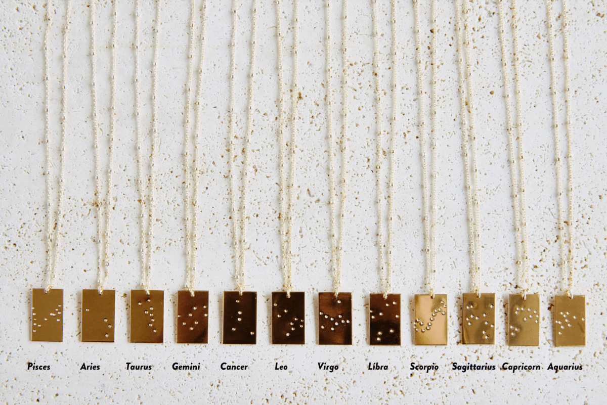 Zodiac Constellation Necklace - SandyKandy