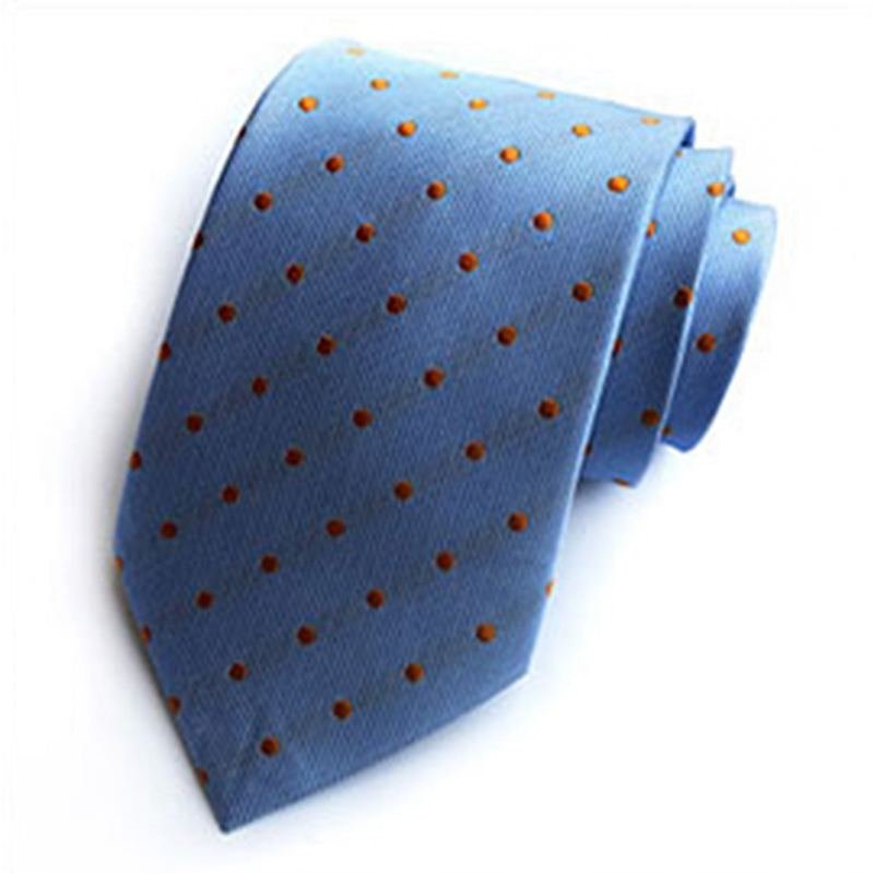 Bright Color Little Dot Pattern 5 Piece Men's Accessory Tie Gift Box Set | SandyKandy Limited Co