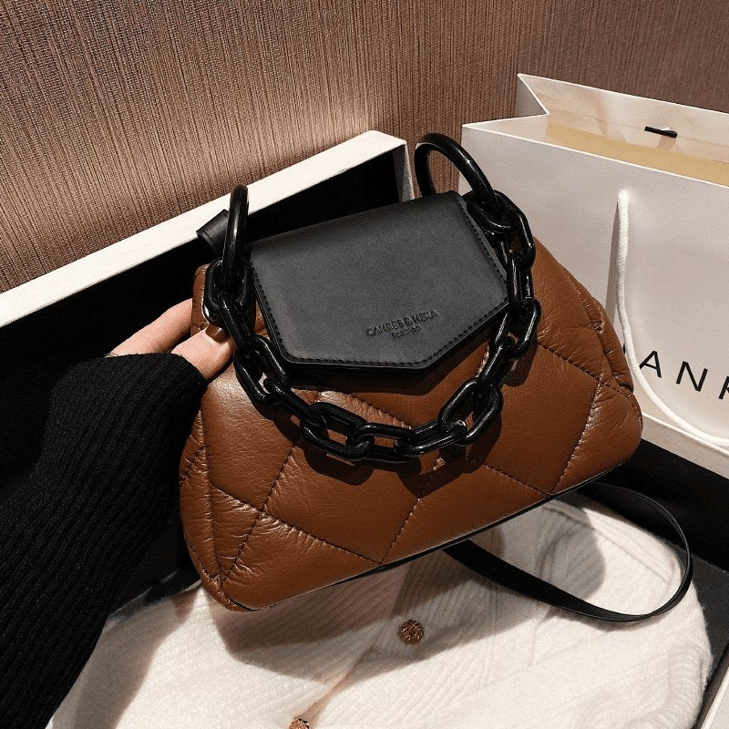 Casual Vintage Rhombus Stitching Fashion Flap Crossbody Bag | SandyKandy Limited Co