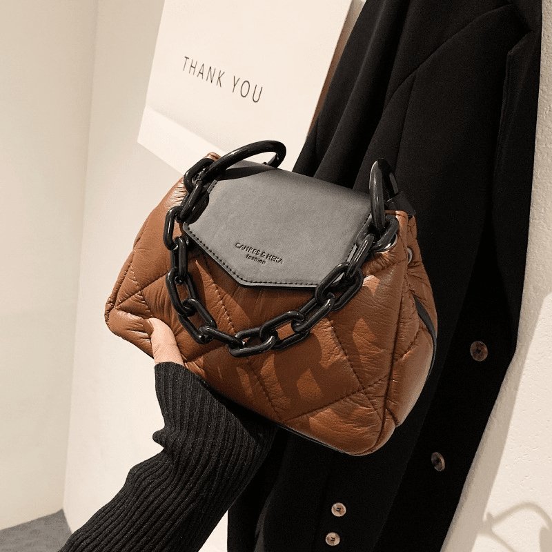 Casual Vintage Rhombus Stitching Fashion Flap Crossbody Bag | SandyKandy Limited Co