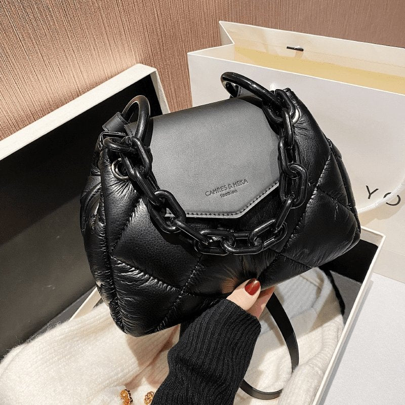 Casual Vintage Rhombus Stitching Fashion Flap Crossbody Bag | SandyKandy Limited Co