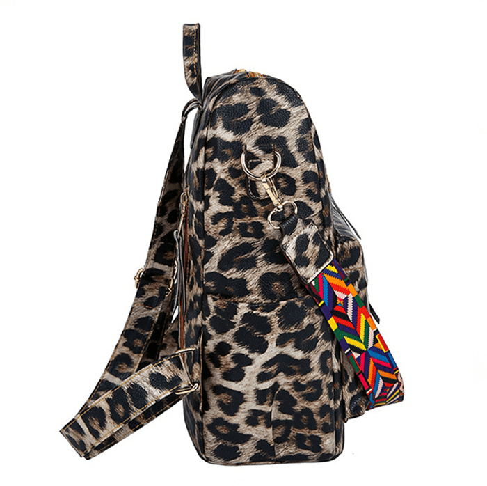 Fashion Leopard Print Multi Large Backpack | SandyKandy Limited Co