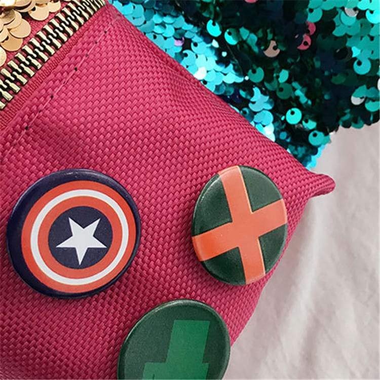 Large Multicolor Sequins Decorative Chest Bag | SandyKandy Limited Co