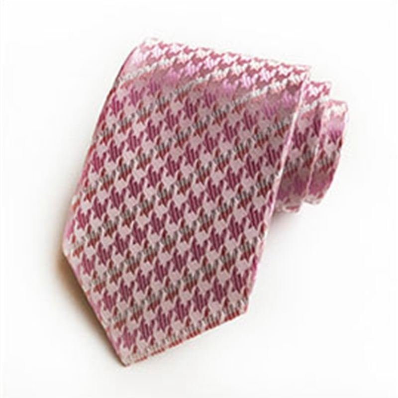 Men Bright Color 8cm Polyester Tie Diamond Pattern Pocket Square Set | SandyKandy Limited Co