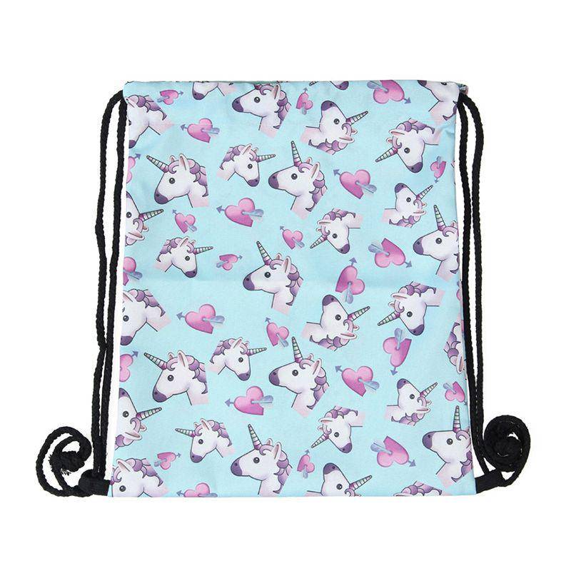 Pink Unicorn Drawstring Backpack | SandyKandy Limited Co