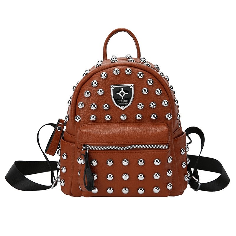 Rivet Design Solid Color Backpack Bag Purse | SandyKandy Limited Co