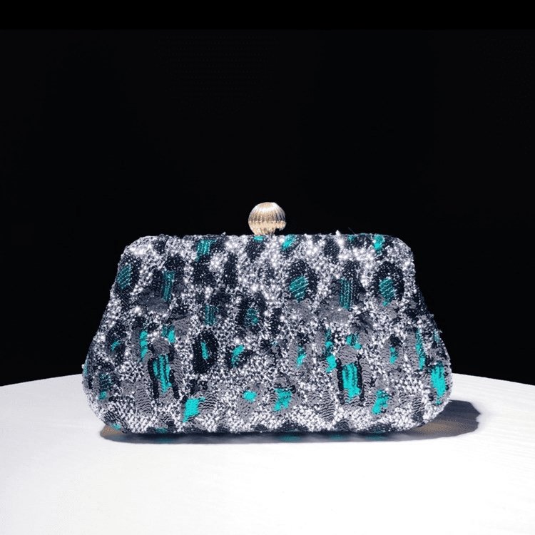 Sequin Clutch Square Evening Bag | SandyKandy Limited Co