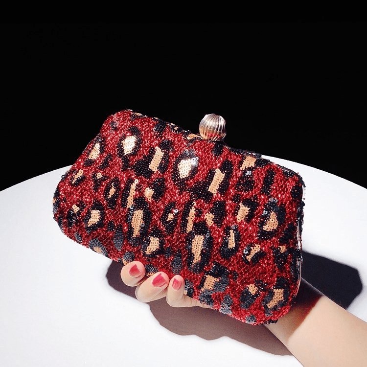 Sequin Clutch Square Evening Bag | SandyKandy Limited Co