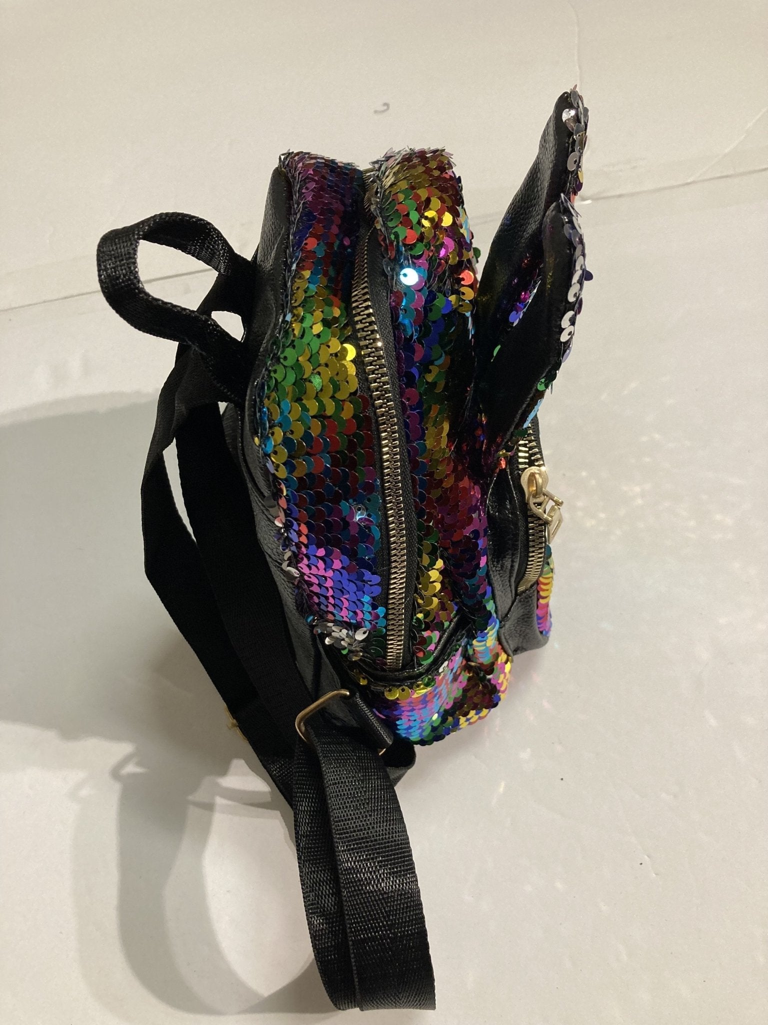Sequin Decor Rabbit Ear Small Size Backpack | SandyKandy Limited Co