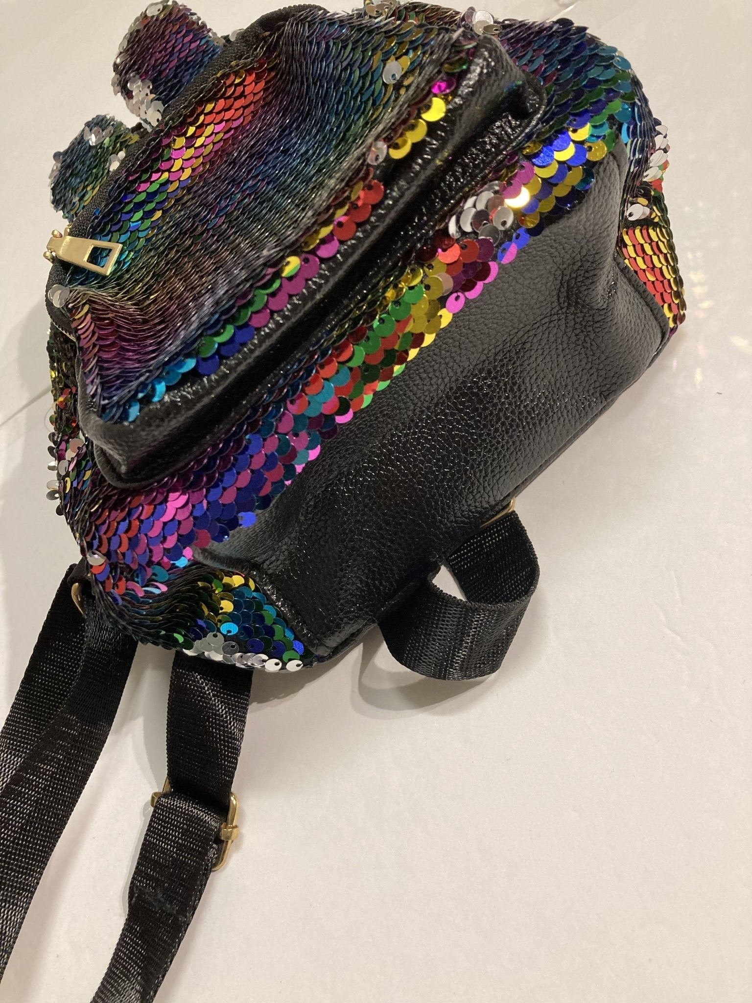 Sequin Decor Rabbit Ear Small Size Backpack | SandyKandy Limited Co