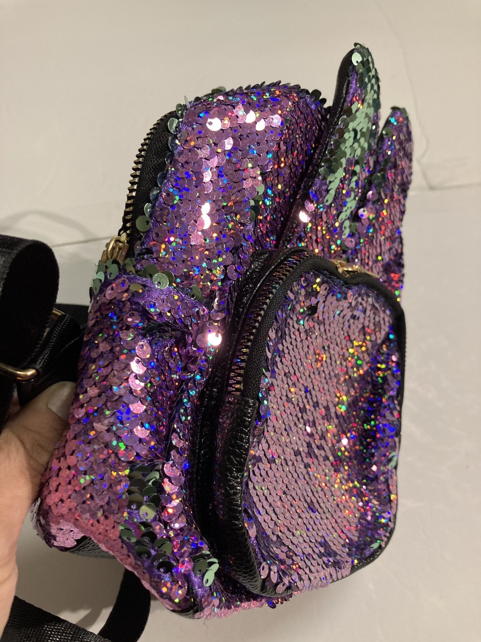 Sequin Decor Rabbit Ear Small Size Backpack | SandyKandy Limited Co