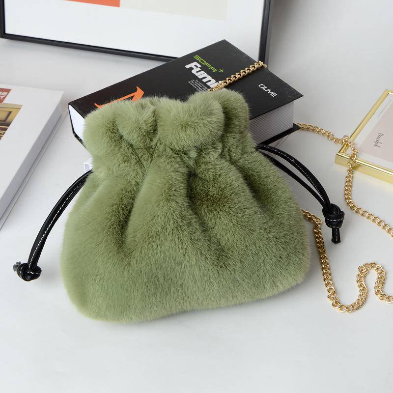 Soft & Furry Drawstring Bag | SandyKandy Limited Co