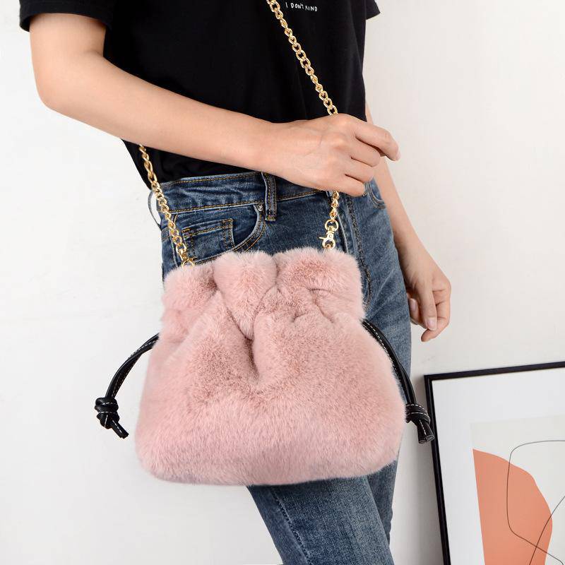 Soft & Furry Drawstring Bag | SandyKandy Limited Co