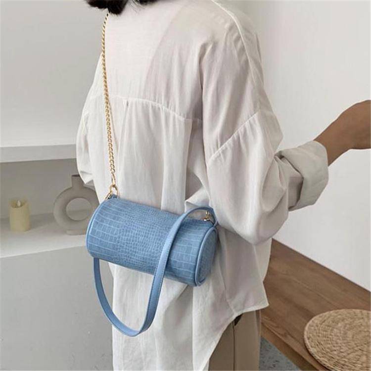 Solid Color Cylindrical Crossbody Bag | SandyKandy Limited Co