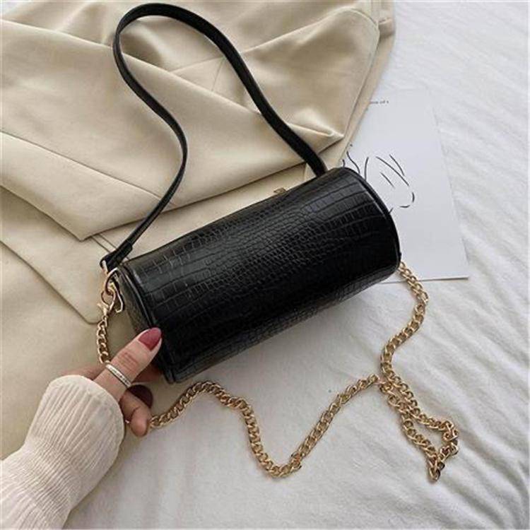 Solid Color Cylindrical Crossbody Bag | SandyKandy Limited Co