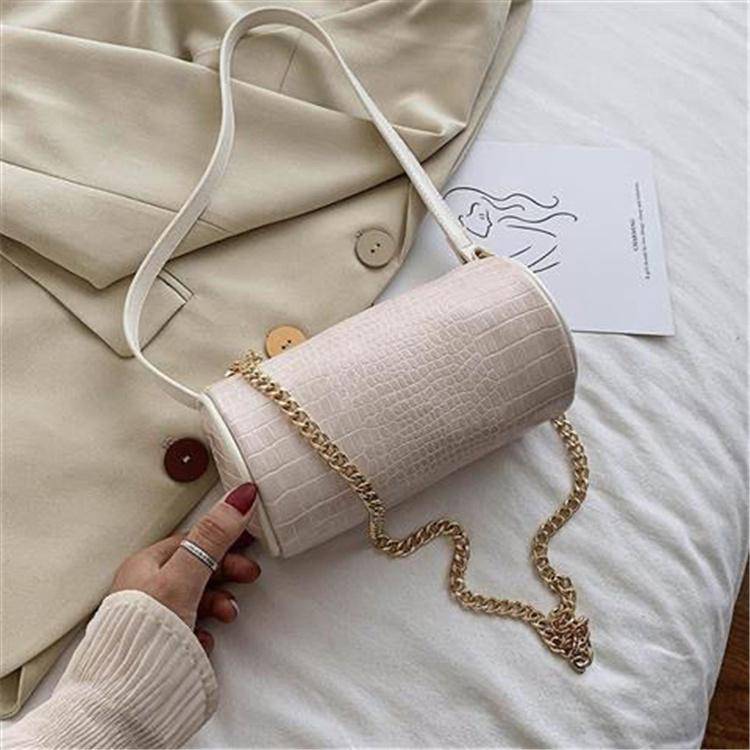 Solid Color Cylindrical Crossbody Bag | SandyKandy Limited Co