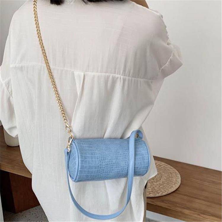 Solid Color Cylindrical Crossbody Bag | SandyKandy Limited Co