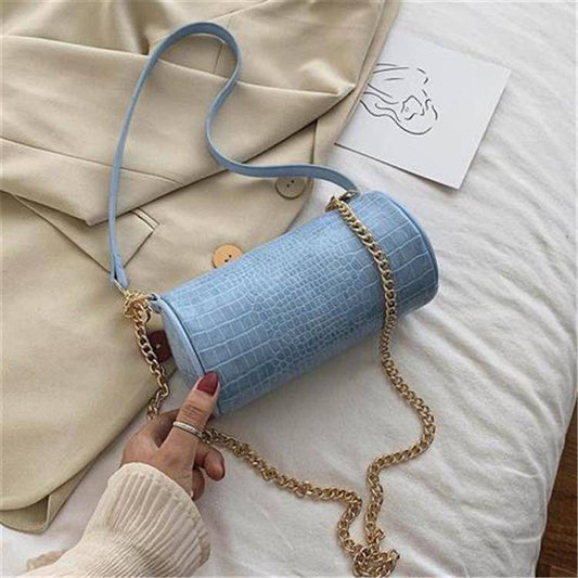 Solid Color Cylindrical Crossbody Bag | SandyKandy Limited Co