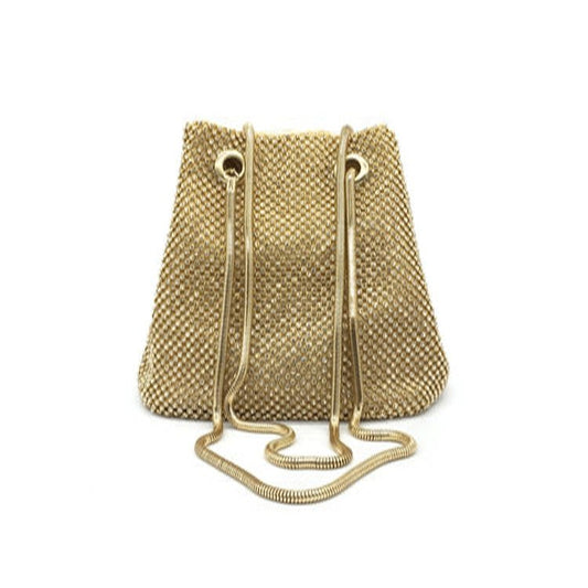 Solid Color Evening Rhinestone Bucket Bag | SandyKandy Limited Co