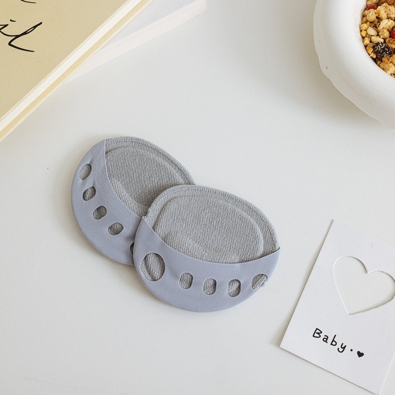 Solid Color Sponge Pad Invisible Socks Open-Toed Socks | SandyKandy Limited Co