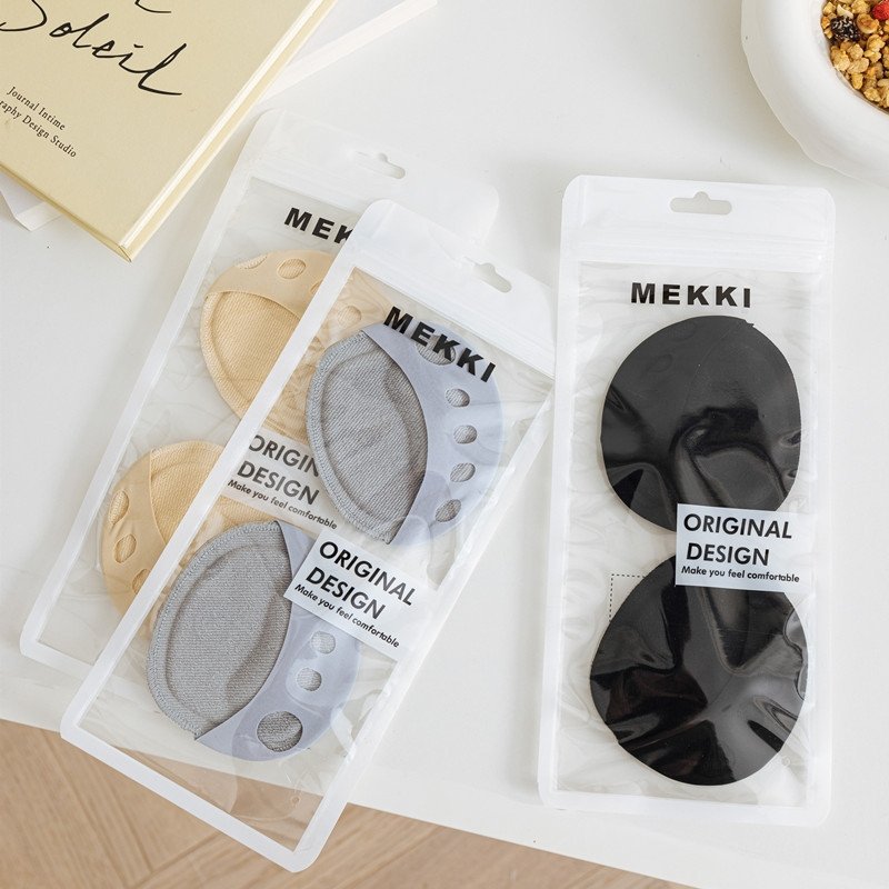 Solid Color Sponge Pad Invisible Socks Open-Toed Socks | SandyKandy Limited Co