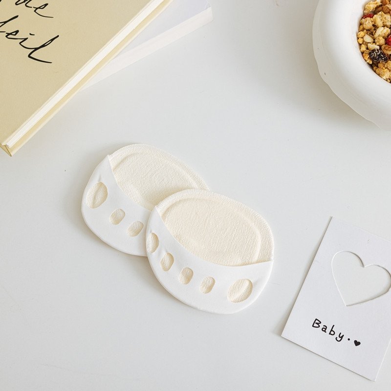 Solid Color Sponge Pad Invisible Socks Open-Toed Socks | SandyKandy Limited Co