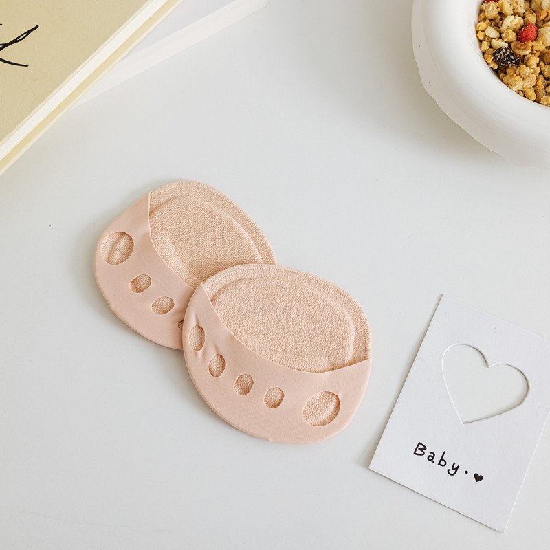 Solid Color Sponge Pad Invisible Socks Open-Toed Socks | SandyKandy Limited Co