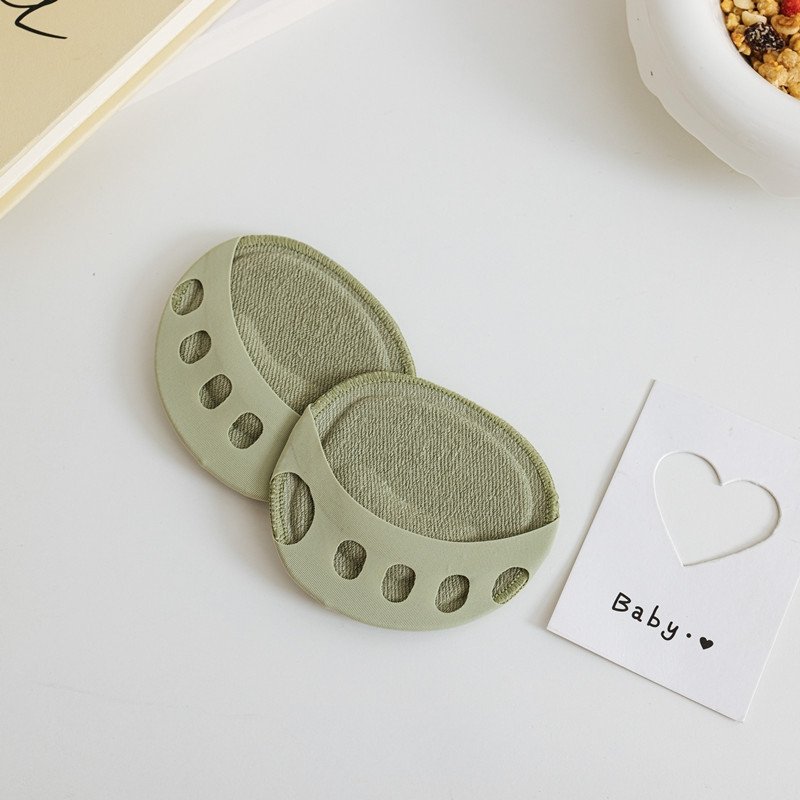 Solid Color Sponge Pad Invisible Socks Open-Toed Socks | SandyKandy Limited Co