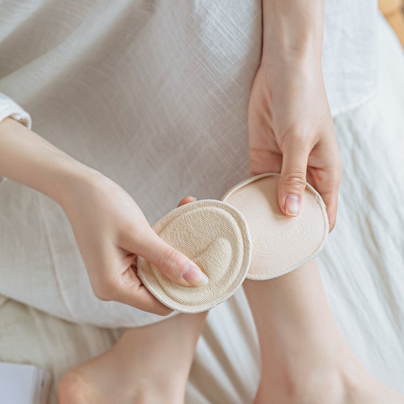 Solid Color Sponge Pad Invisible Socks Open-Toed Socks | SandyKandy Limited Co