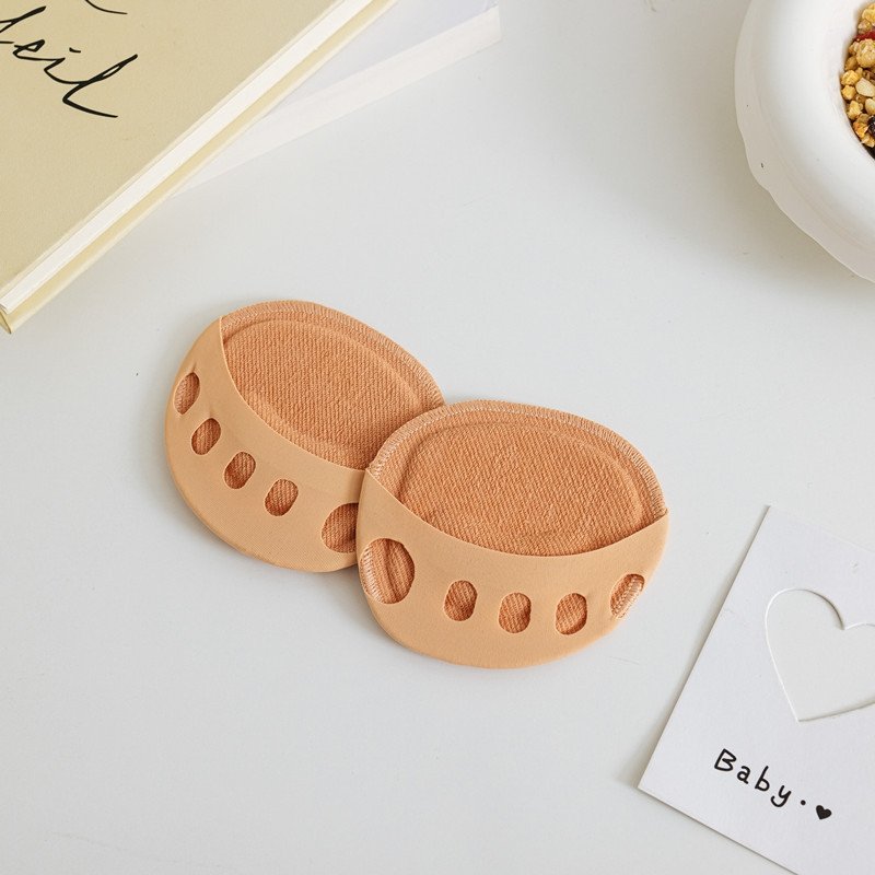 Solid Color Sponge Pad Invisible Socks Open-Toed Socks | SandyKandy Limited Co