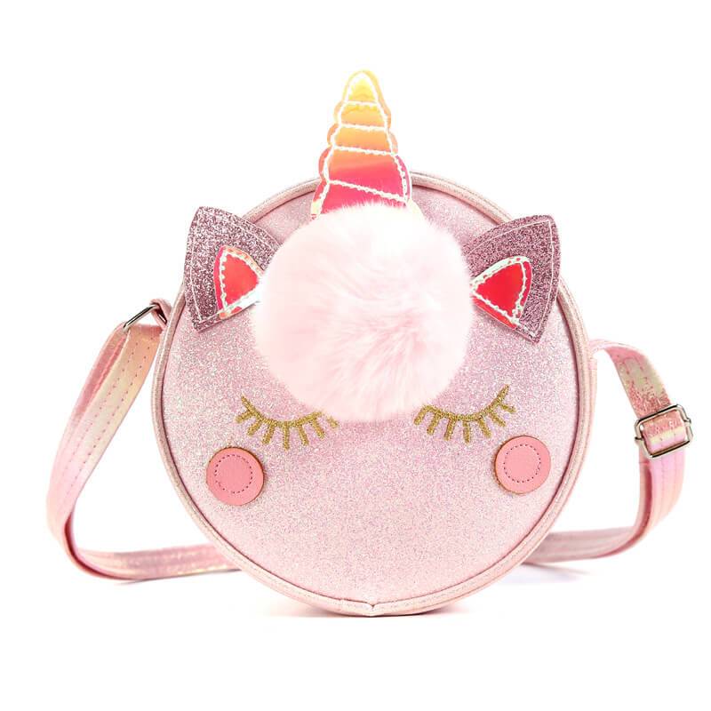 Unicorn Shape Pompon Decor Crossbody Bags | SandyKandy Limited Co